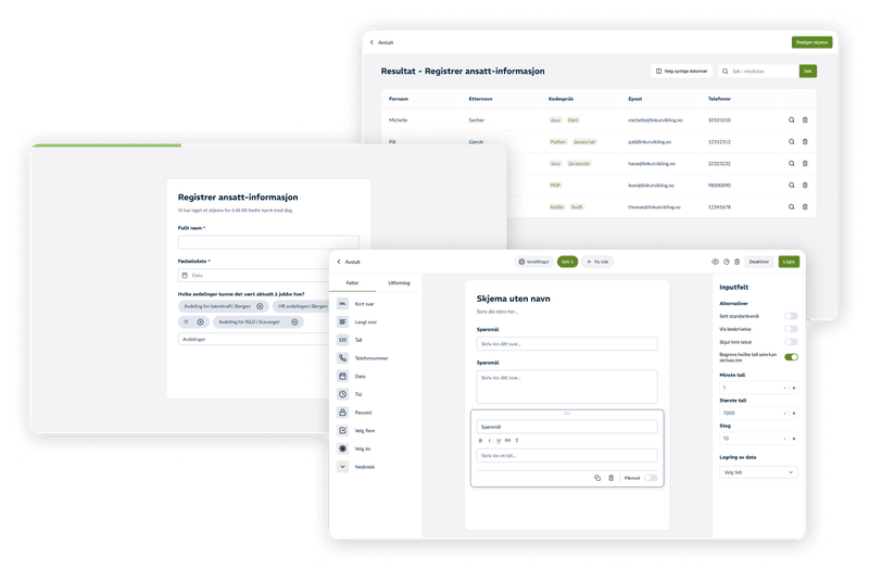eHub for Identum by Visma på skjerm